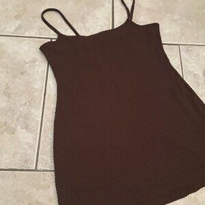 Brown Mini Dress H&M